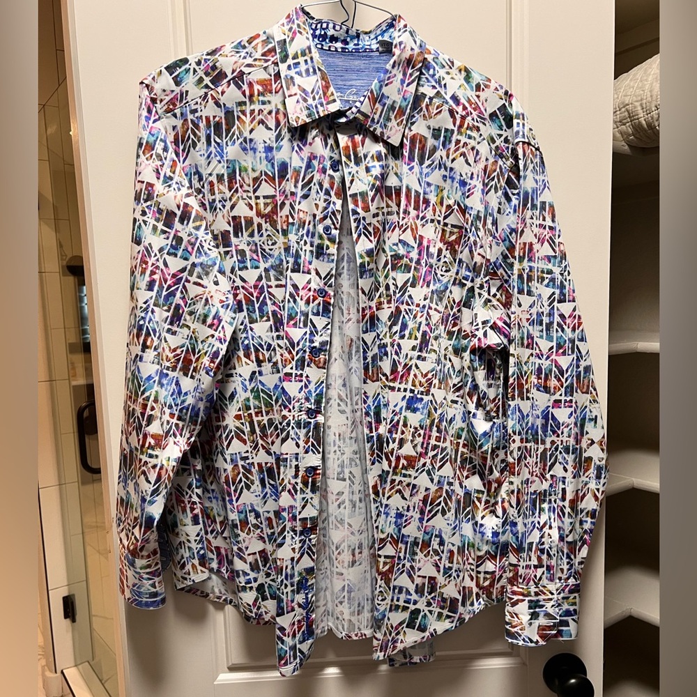 Robert Graham Geometric Pattern Button Down